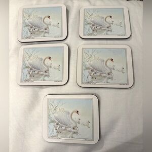 Swan Cork Coasters 🦢